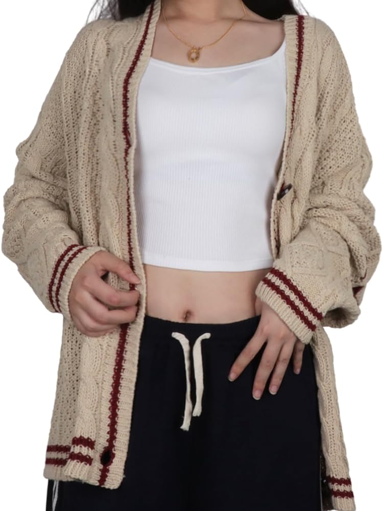 same star embroidered knitted cardigan