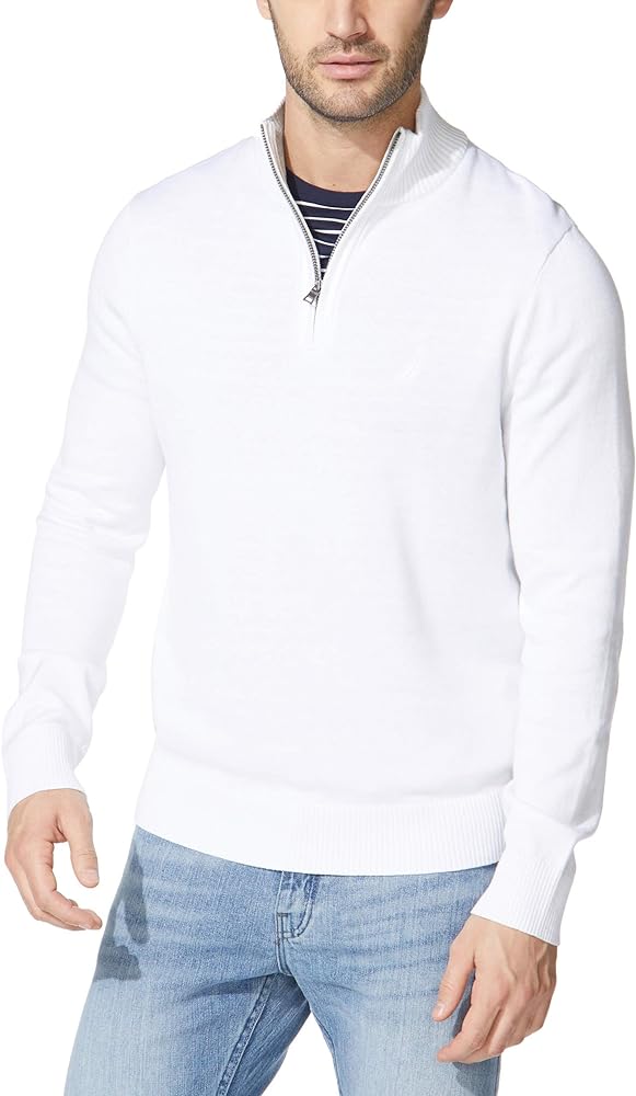 Nautica Men's Quarter-Zip Sweater