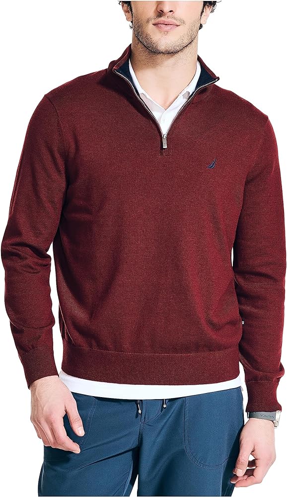 Nautical Style: The Timeless Appeal of Nautica Men’s Quarter-Zip Sweater