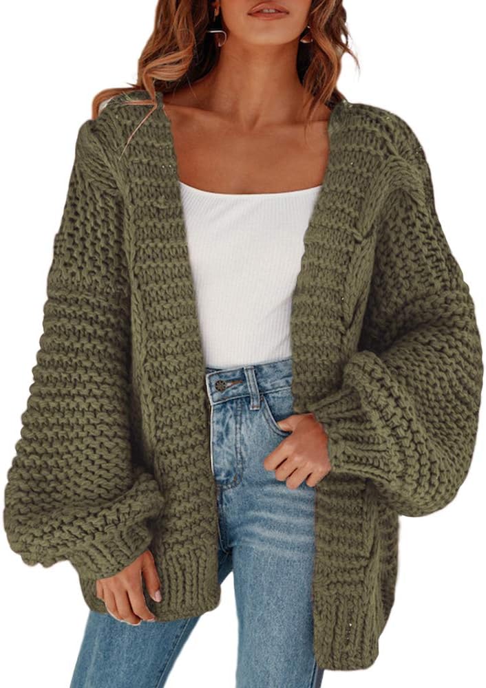 women's heavy cardigan sweaters