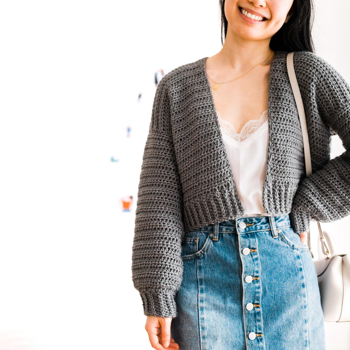 how to crochet a cardigan