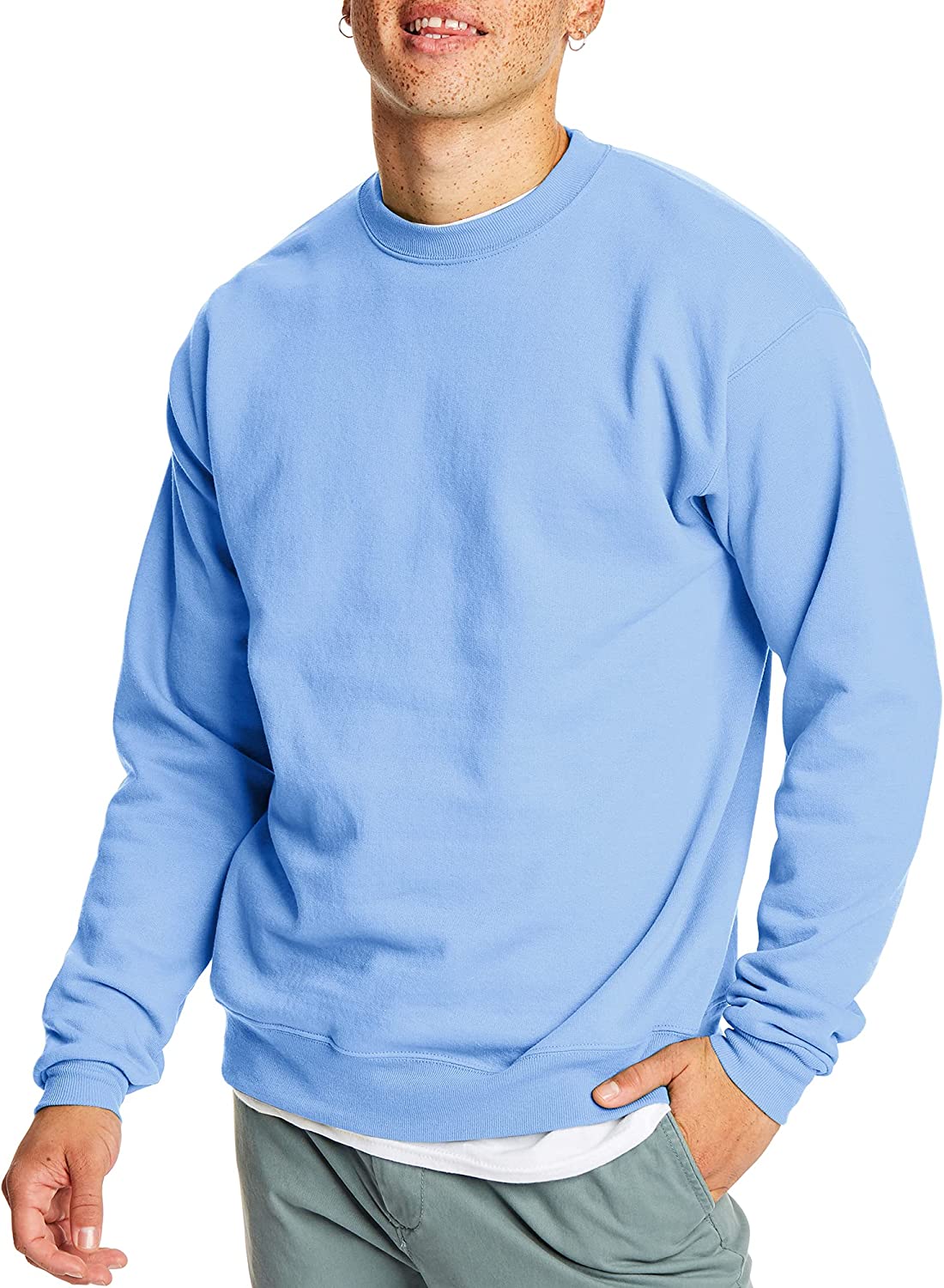 Comfortable and Sustainable: Men’s Ecosmart Fleece Sweatshirt