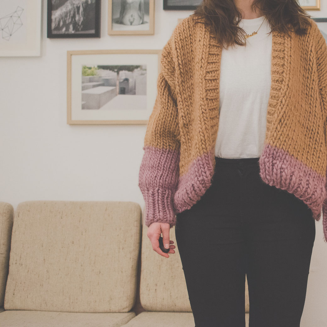 how to knit a cardigan