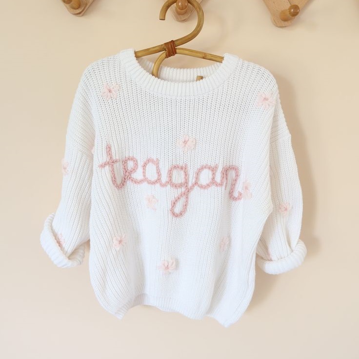 Learn how to embroider a sweater