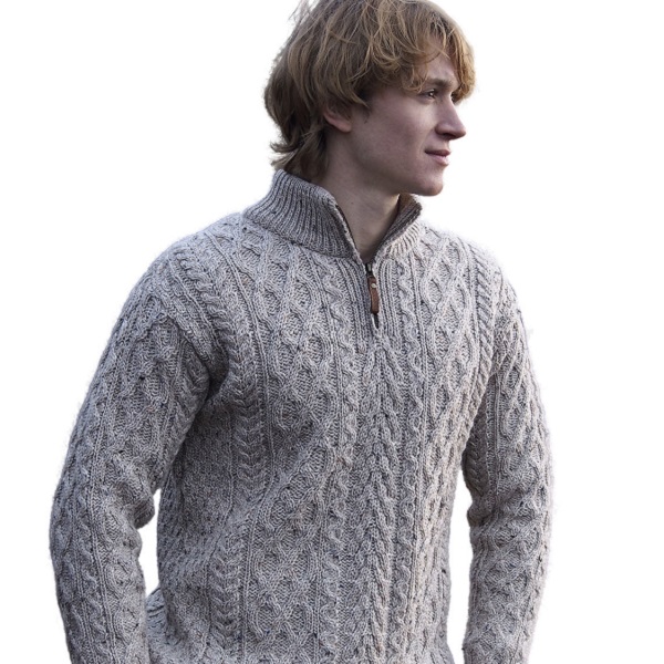 Learn how men should wear a sweater