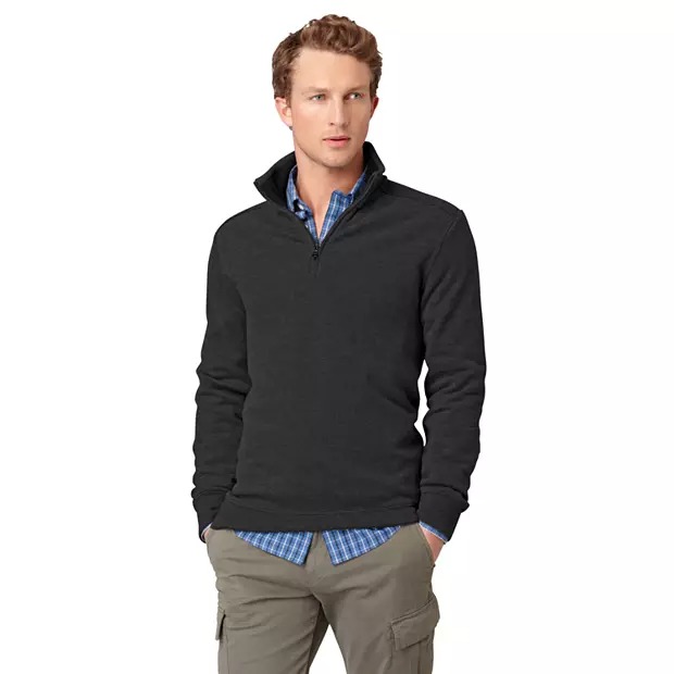 mens pullover 1/4 zip