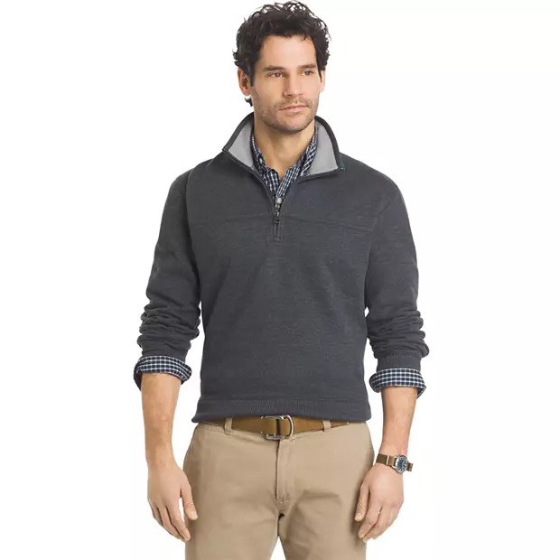 mens pullover 1/4 zip