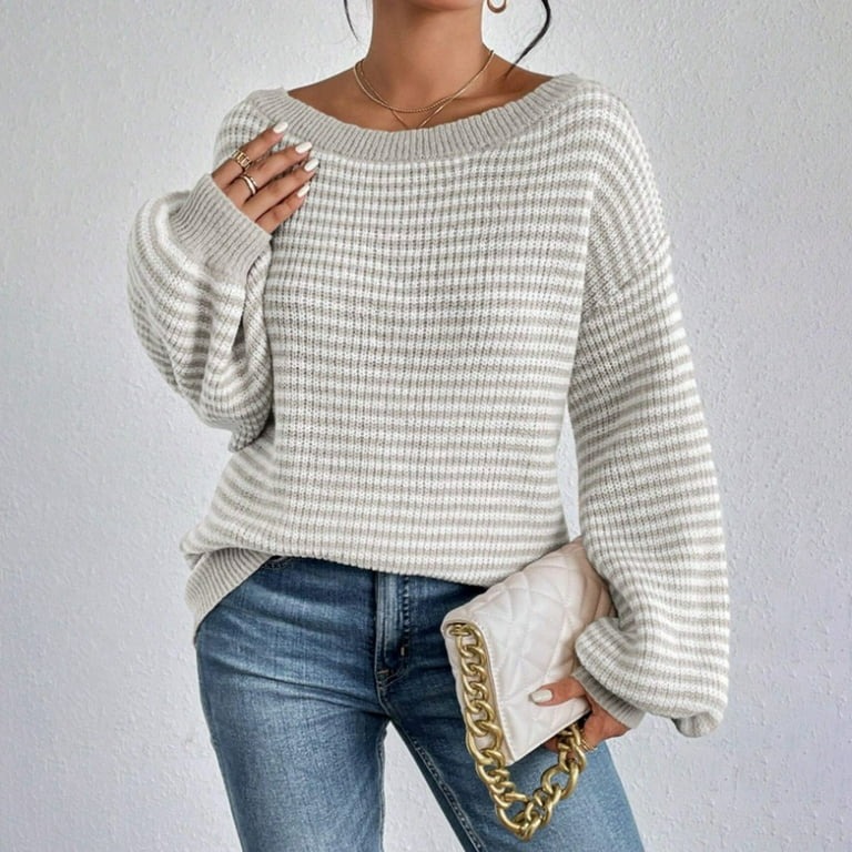 grey pullover sweater