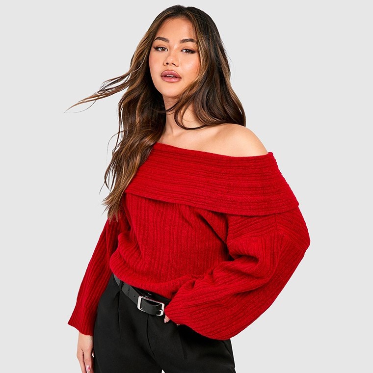 red sweater