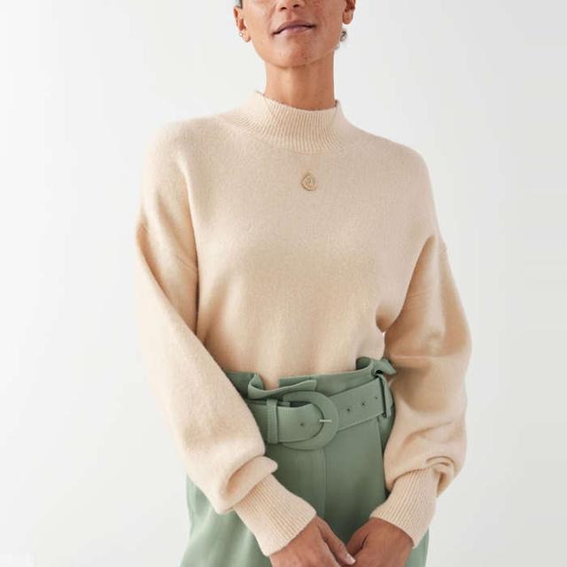 shop mock neck sweater