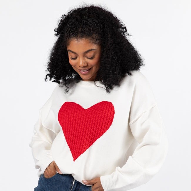 heart sweater