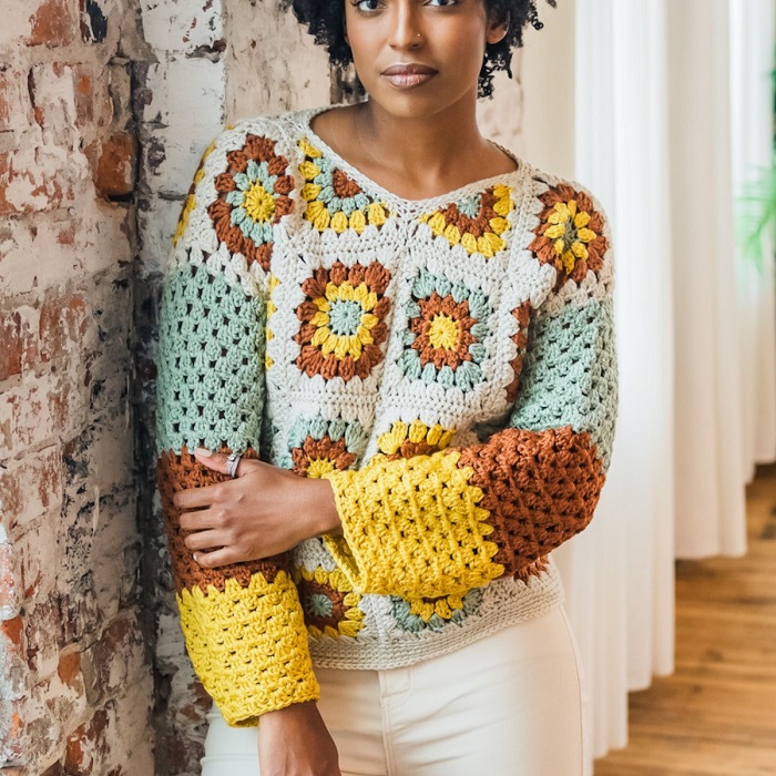 crochet sweater