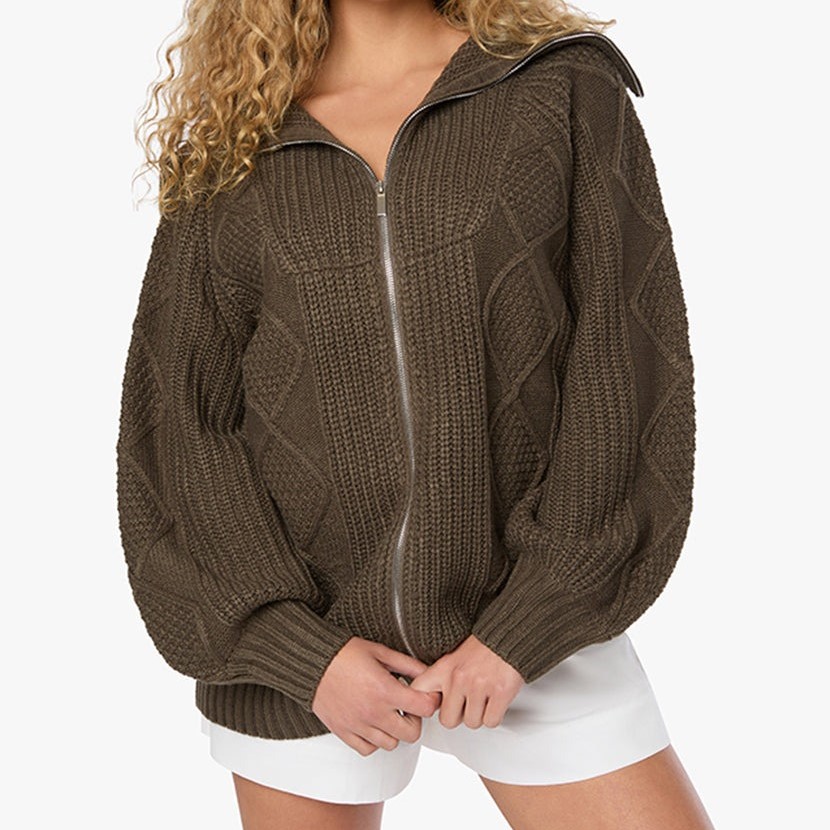 zip up sweater