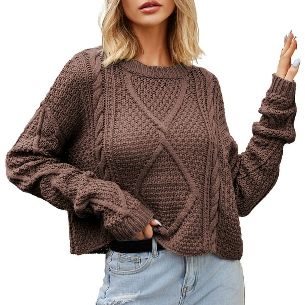 brown sweater